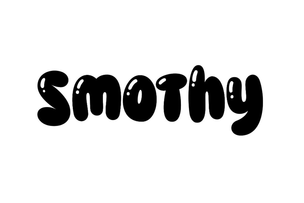 Smothy Bubble font